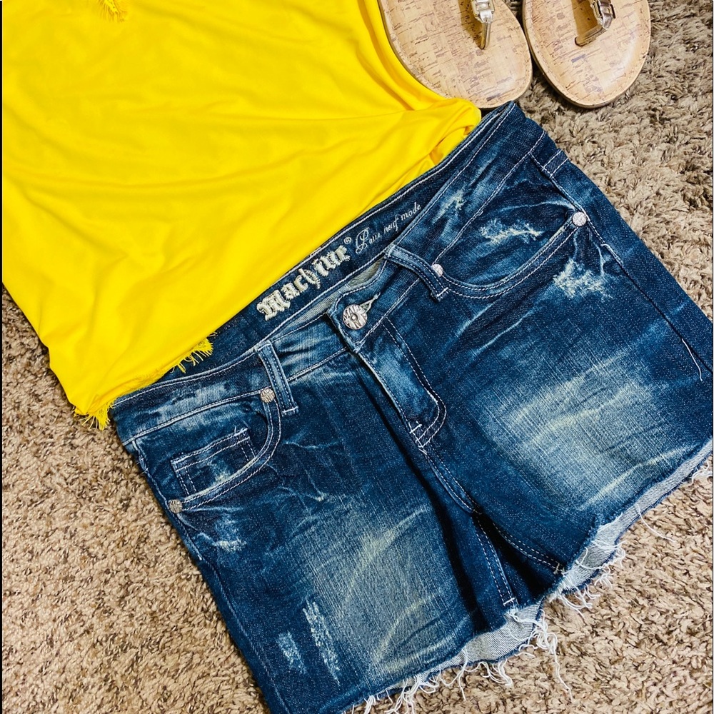 SUPER Condition Super Comfortable Jean Shorts 💙💛 - Picture 2 of 4